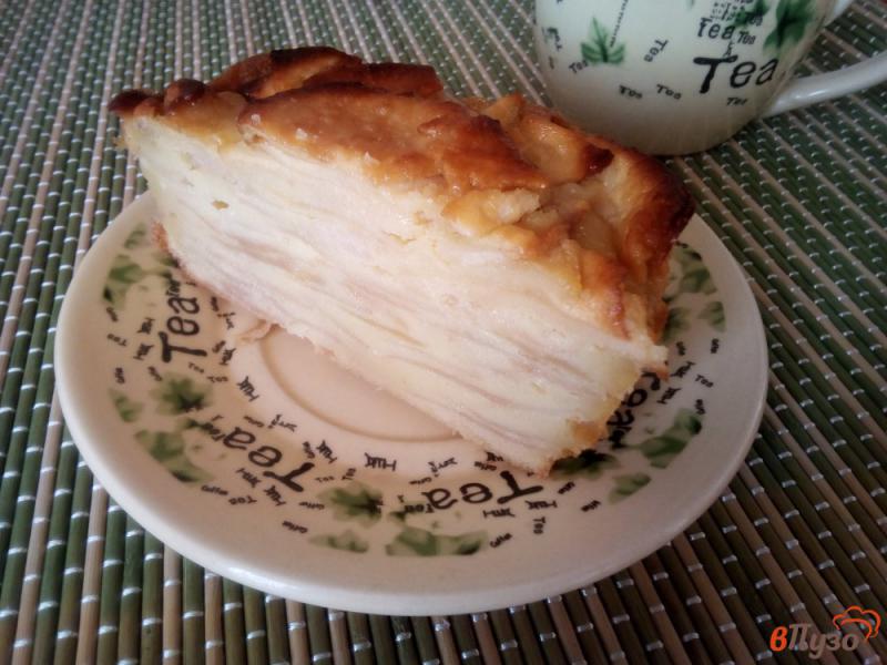 Фото приготовление рецепта: Яблочный пирог «Невидимый» шаг №8