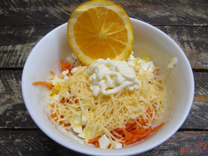 Фото приготовление рецепта: Салат с морковью по-корейски шаг №4