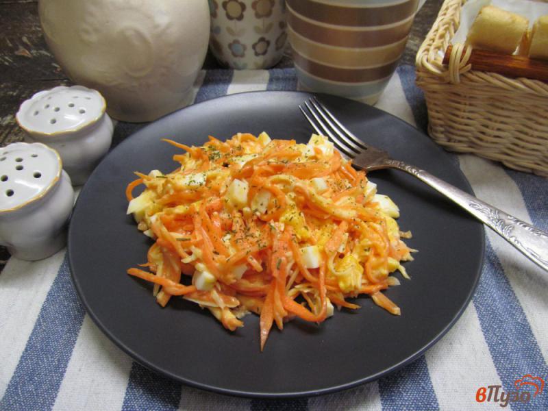 Фото приготовление рецепта: Салат с морковью по-корейски шаг №5