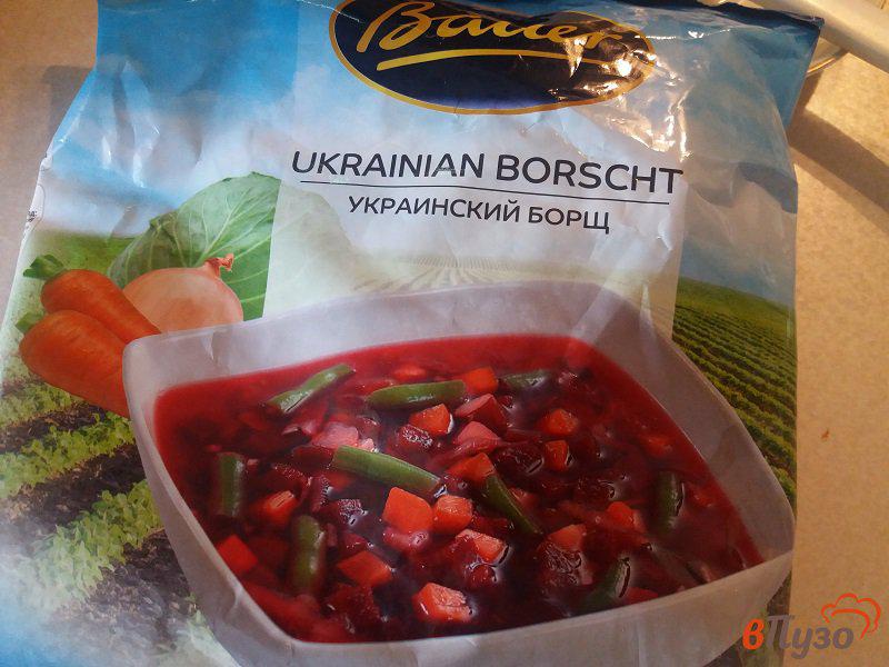 Фото приготовление рецепта: Борщ украинский на курином бульоне шаг №2