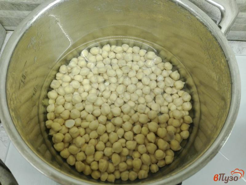 Фото приготовление рецепта: Нутовый хумус с кунжутом шаг №2