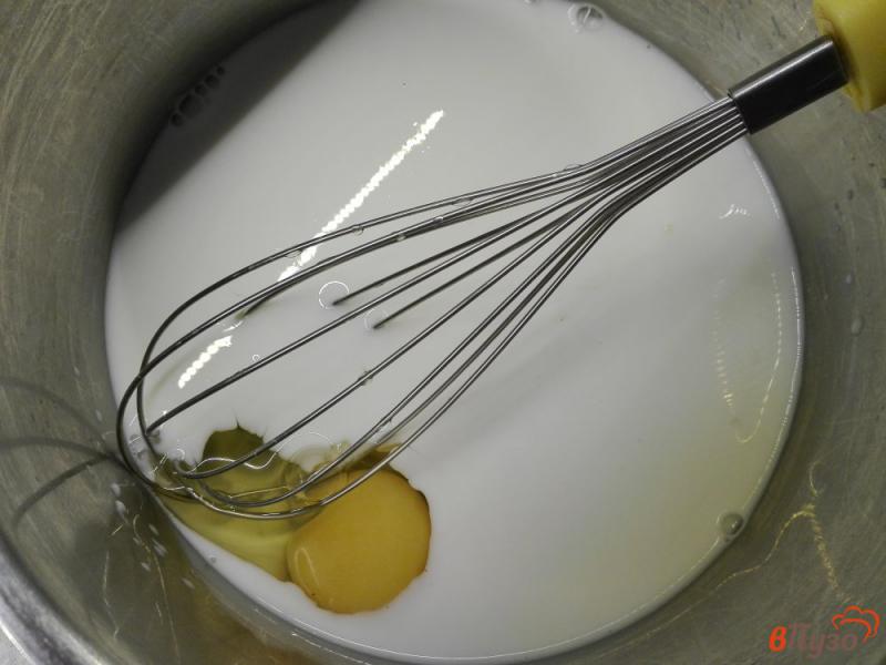 Фото приготовление рецепта: Молочные блинчики с мороженым шаг №1