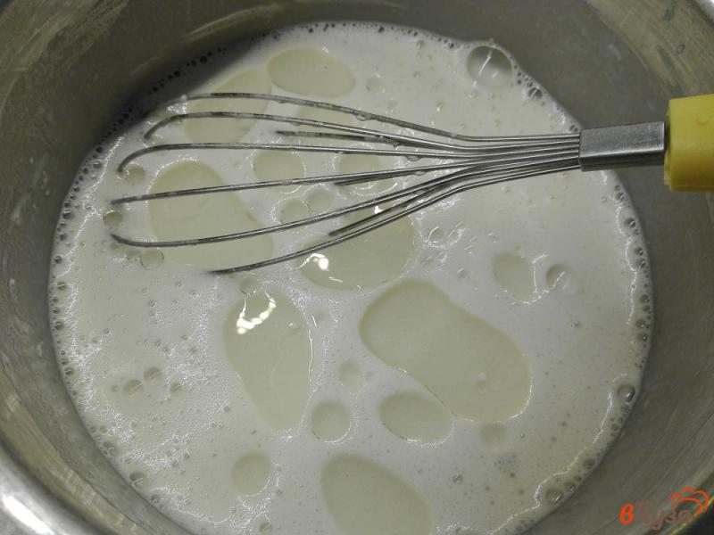Фото приготовление рецепта: Молочные блинчики с мороженым шаг №5
