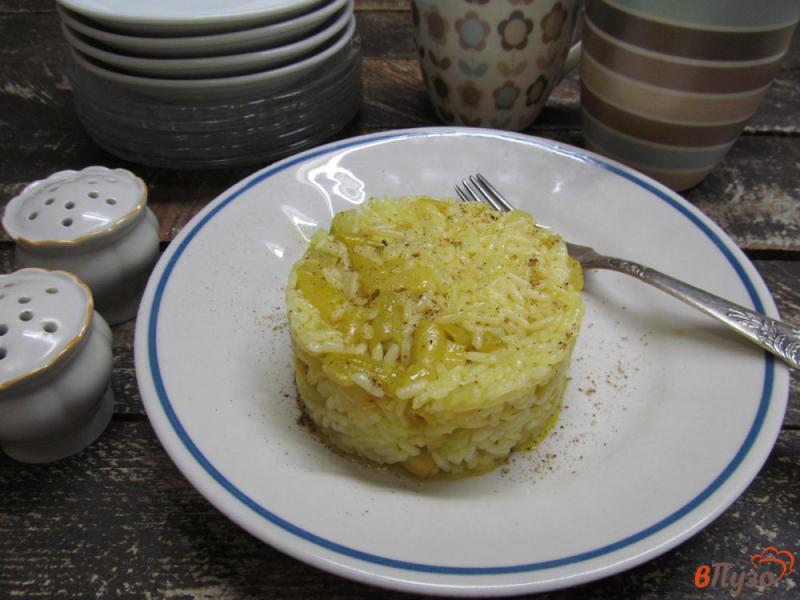 Фото приготовление рецепта: Рисовая каша со стручковой фасолью шаг №9