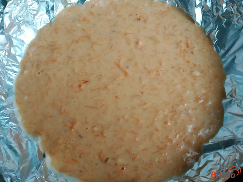 Фото приготовление рецепта: Постный морковный пирог шаг №6