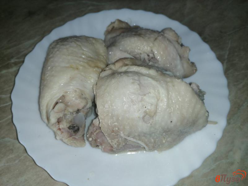 Фото приготовление рецепта: Рубленный зельц из куриного и свиного мяса шаг №6