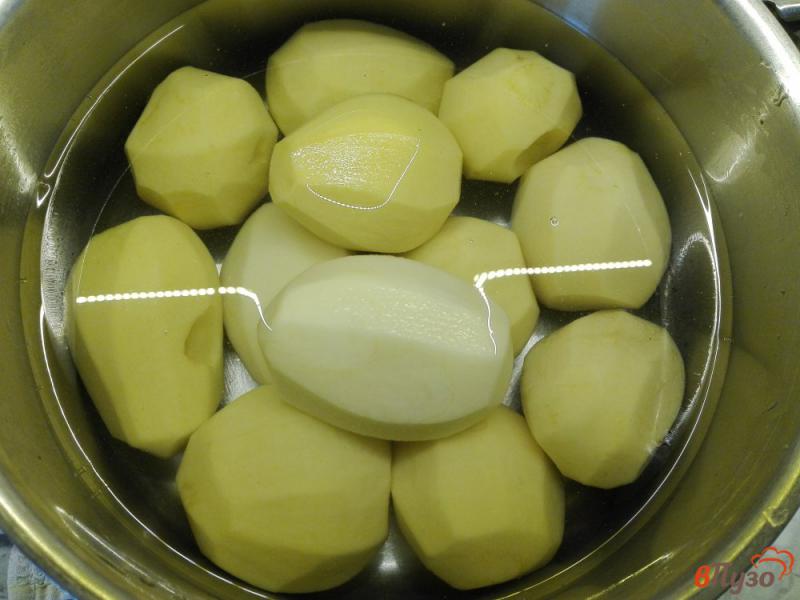 Фото приготовление рецепта: Картофель запеченный с салом по-деревенски шаг №1