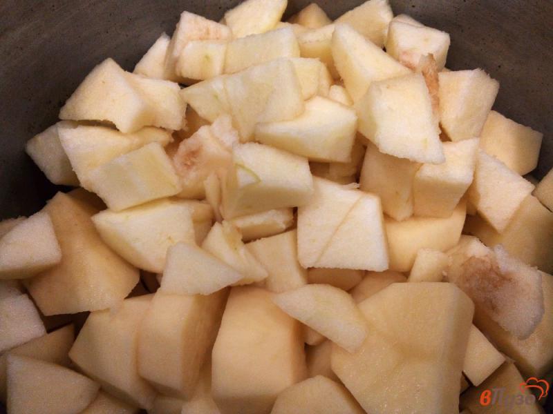 Фото приготовление рецепта: Картофель с яблоком, запеченный в рукаве шаг №3