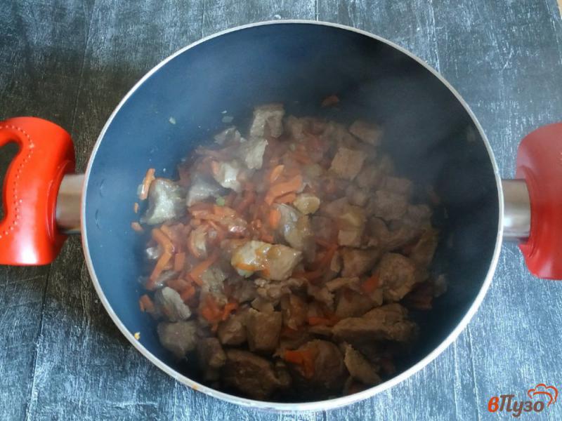 Фото приготовление рецепта: Жаркое из индейки с картофелем шаг №3