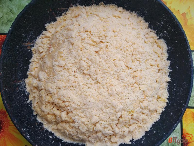 Фото приготовление рецепта: Капустный пирог на песочном тесте шаг №13