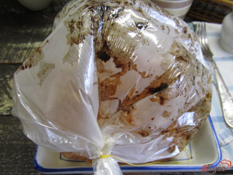 Фото приготовление рецепта: Тушеная капуста со свининой в рукаве шаг №8