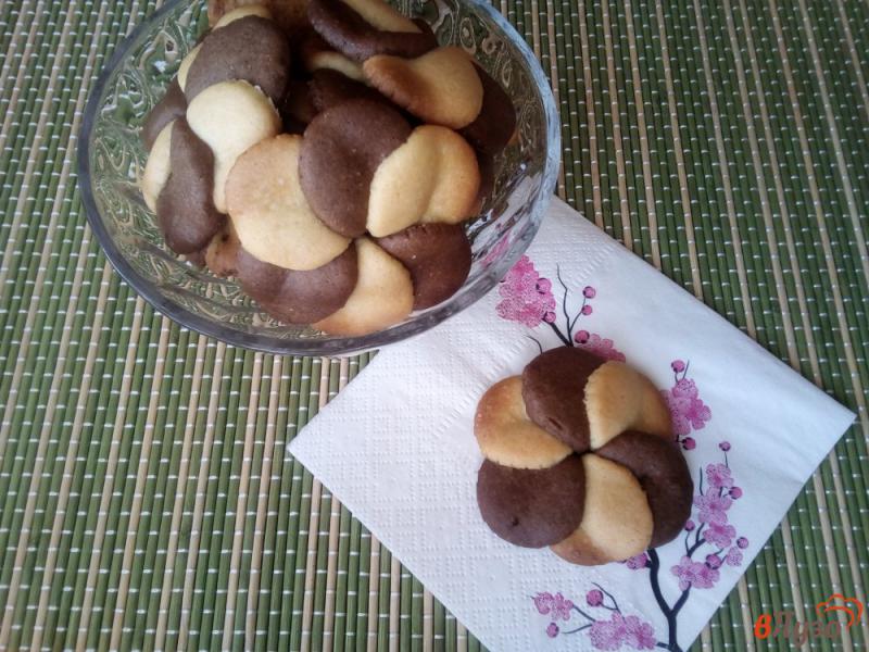Фото приготовление рецепта: Песочное печенье на растительном масле шаг №9