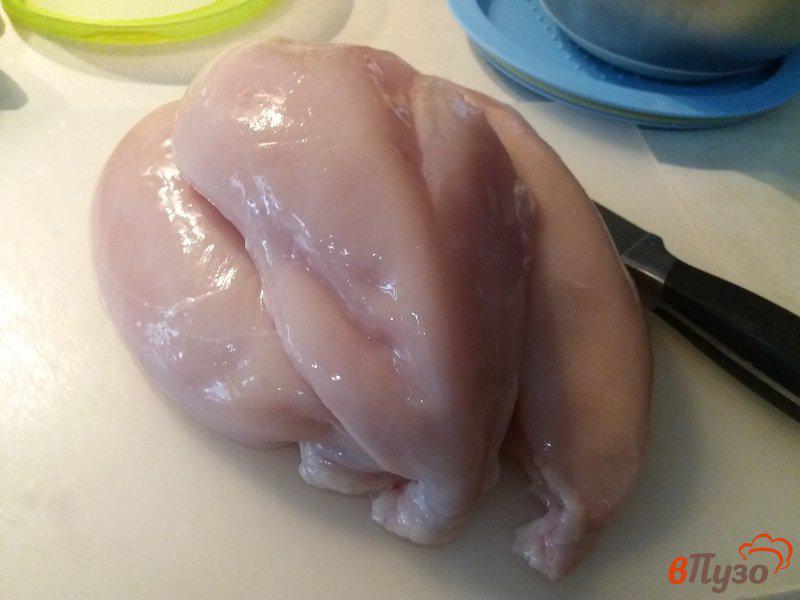 Фото приготовление рецепта: Куриные отбивные в картофельно-сырной шубке шаг №1