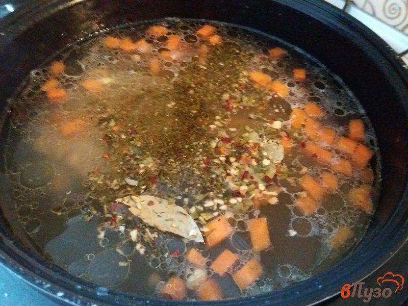 Фото приготовление рецепта: Фасолевый суп шаг №6