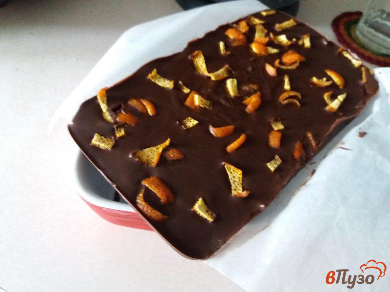 Фото приготовление рецепта: Крафтовый шоколад с цедрой шаг №9