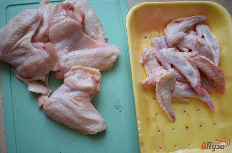 Фото приготовление рецепта: Куриные крылышки в соевом соусе шаг №1