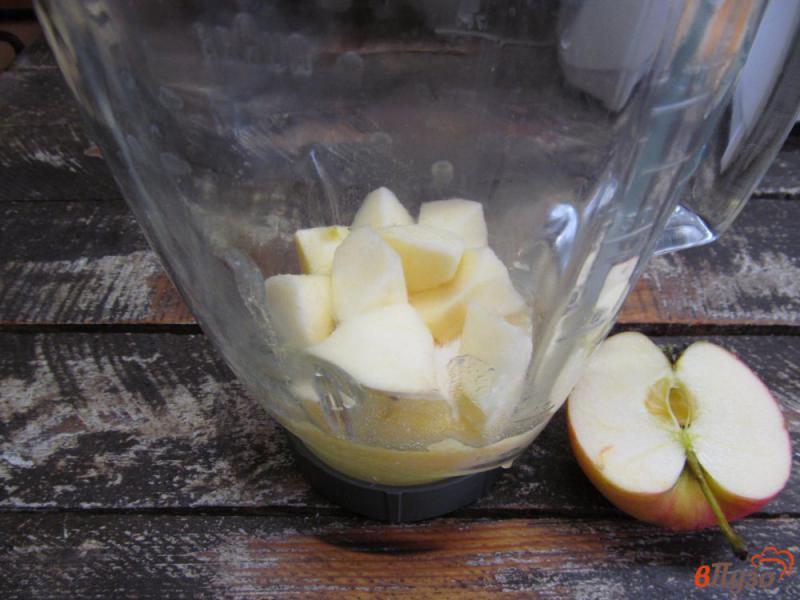 Фото приготовление рецепта: Крем из кукурузной каши с яблоком шаг №4
