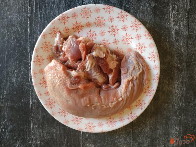 Фото приготовление рецепта: Маринованный свиной язык шаг №1