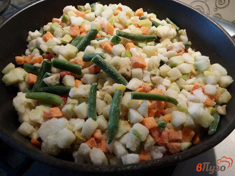 Фото приготовление рецепта: Тушеные овощи на гаринир шаг №2