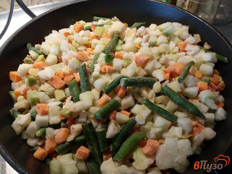 Фото приготовление рецепта: Тушеные овощи на гаринир шаг №3