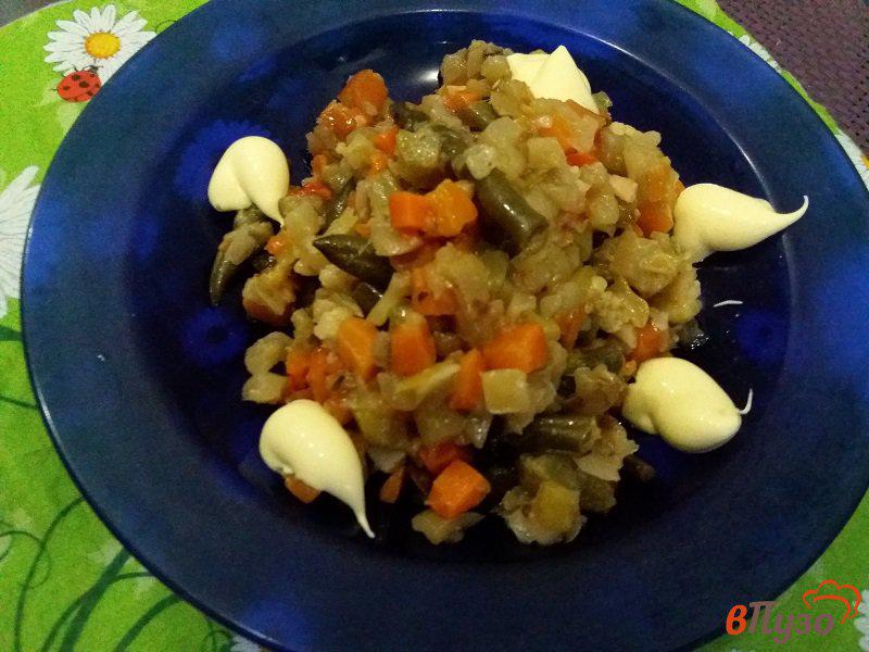 Фото приготовление рецепта: Тушеные овощи на гаринир шаг №5