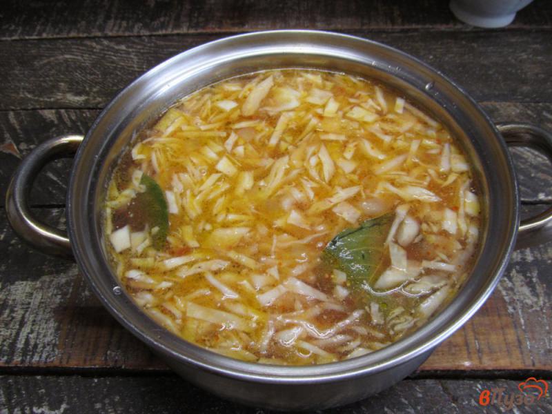 Фото приготовление рецепта: Томатно-кукурузный суп шаг №5