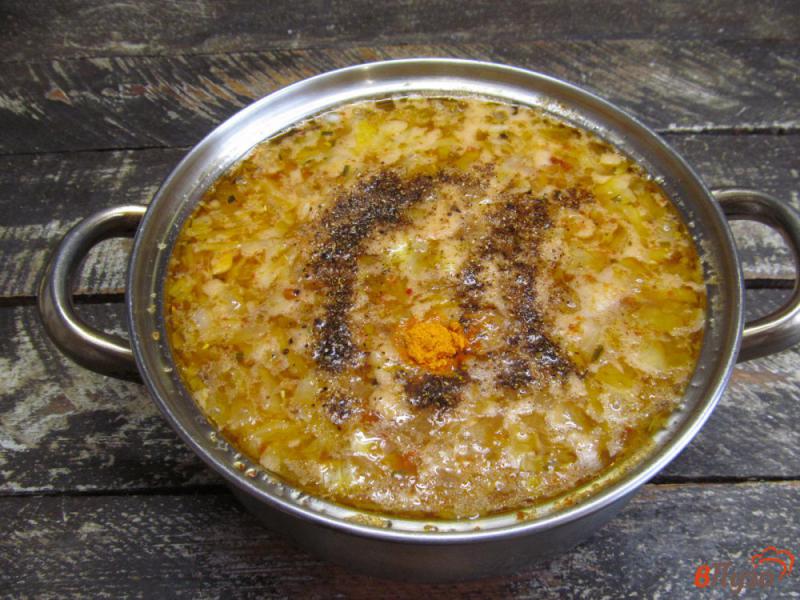 Фото приготовление рецепта: Томатно-кукурузный суп шаг №6