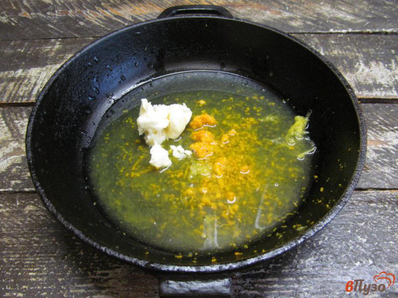 Фото приготовление рецепта: Блинчики с творогом под апельсиново-сливочным соусом шаг №9