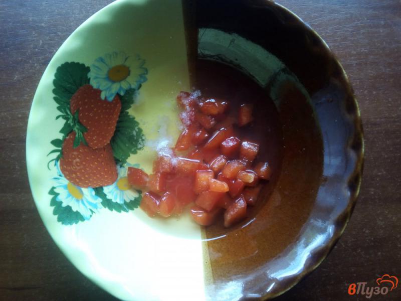 Фото приготовление рецепта: Белковый омлет с овощами шаг №2