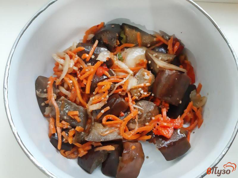 Фото приготовление рецепта: Баклажаны по корейски шаг №3