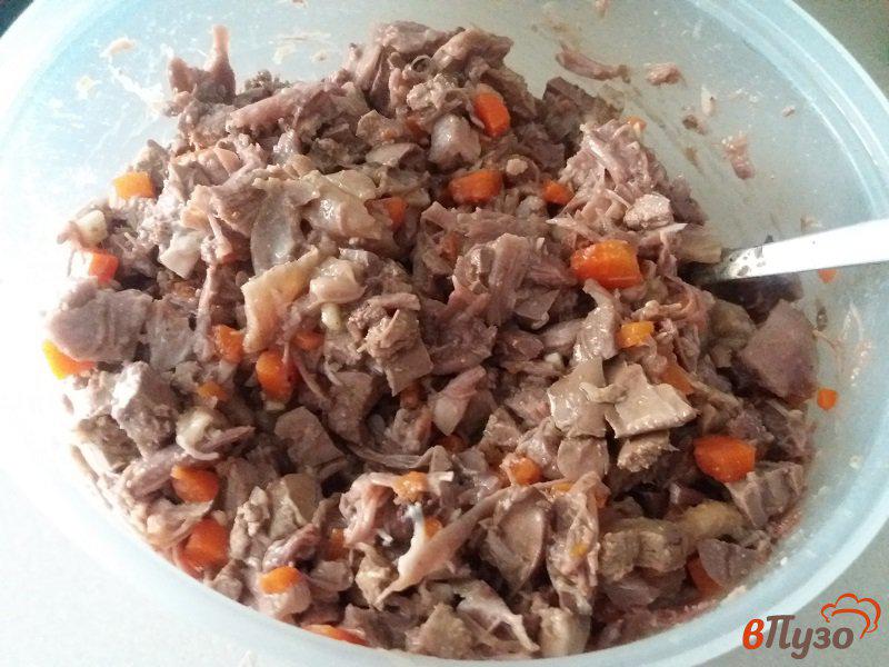 Фото приготовление рецепта: Сальтисон из мяса петуха шаг №11