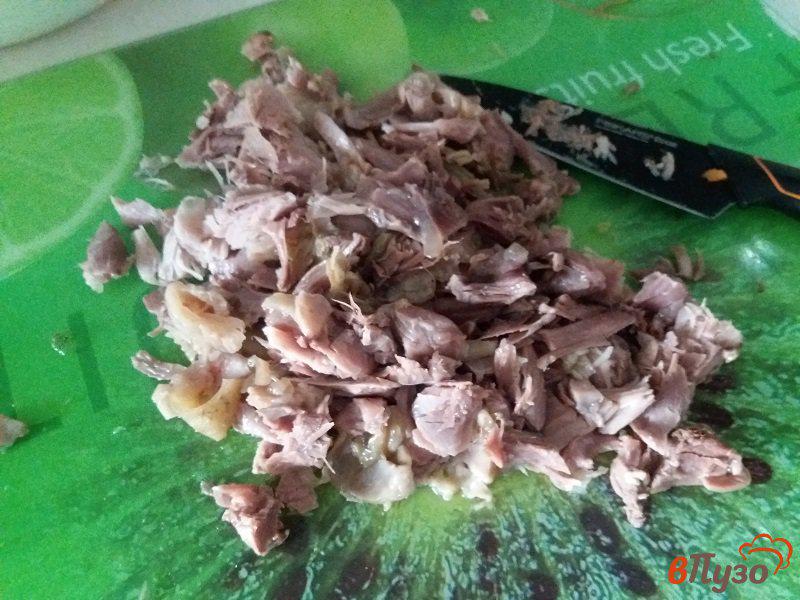 Фото приготовление рецепта: Сальтисон из мяса петуха шаг №10