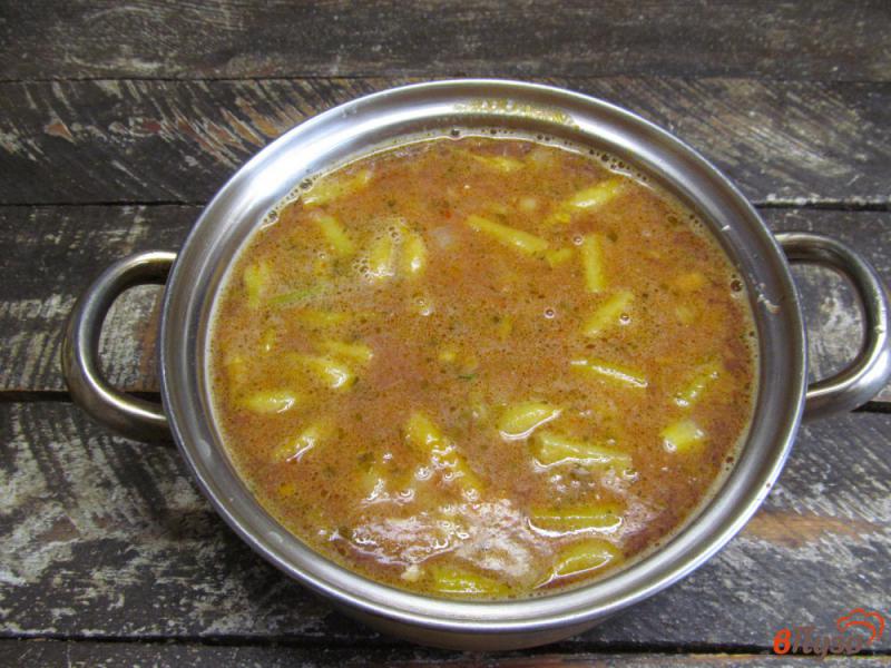 Фото приготовление рецепта: Овощной суп с булгуром шаг №5