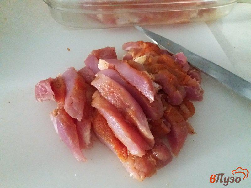 Фото приготовление рецепта: Фрикасе из свинины шаг №3