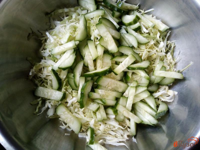 Фото приготовление рецепта: Салат со свиным сердцем шаг №4