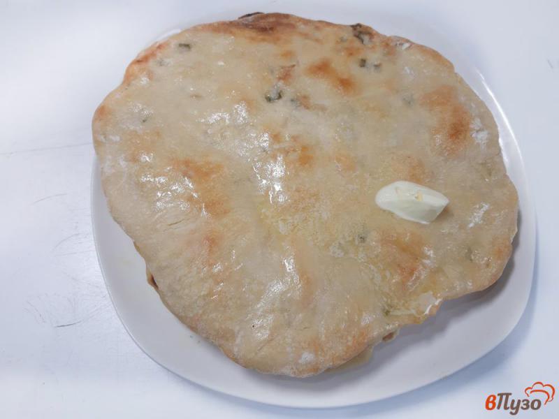 Фото приготовление рецепта: Хачапури с сыром и луком по грузински шаг №12
