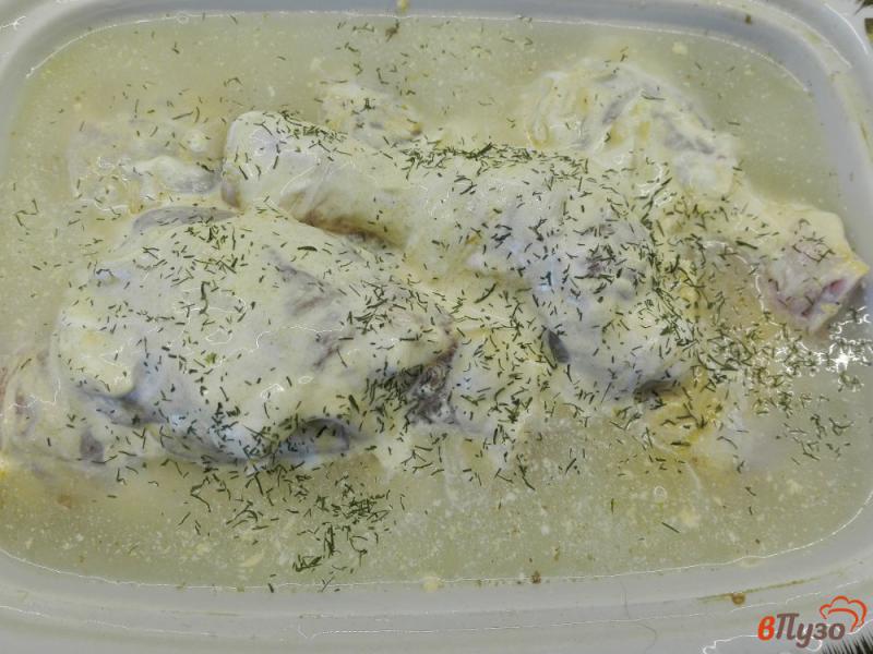 Фото приготовление рецепта: Курица с гречкой в духовке шаг №5