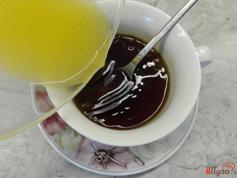 Фото приготовление рецепта: Кофе с апельсиновым соком и медом шаг №4