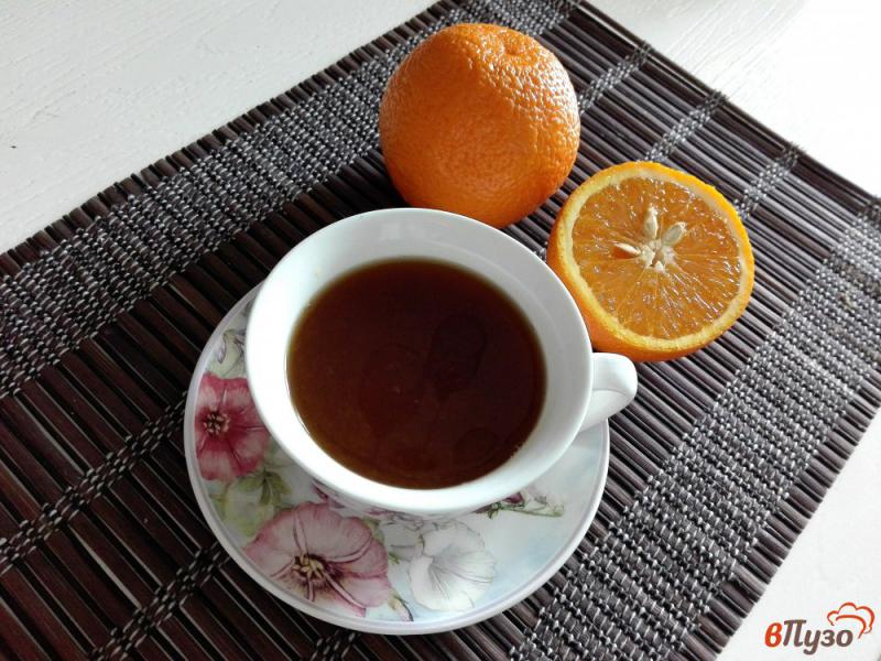 Фото приготовление рецепта: Кофе с апельсиновым соком и медом шаг №5