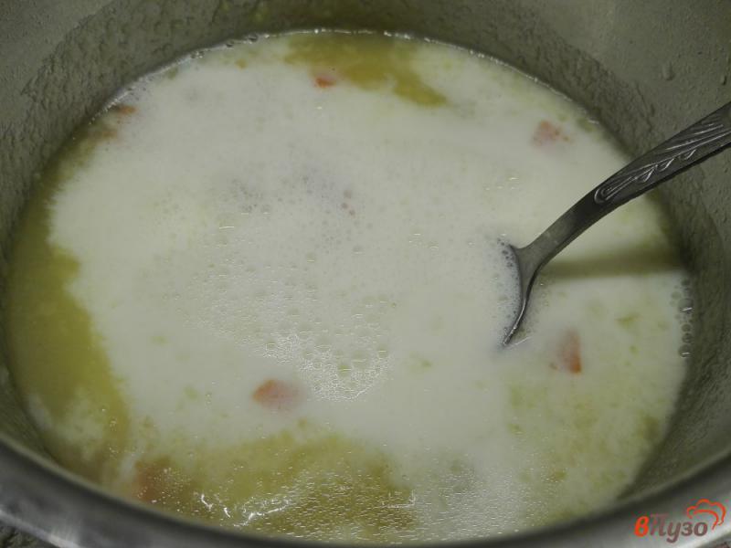 Фото приготовление рецепта: Немецкий картофельный суп с беконом шаг №7