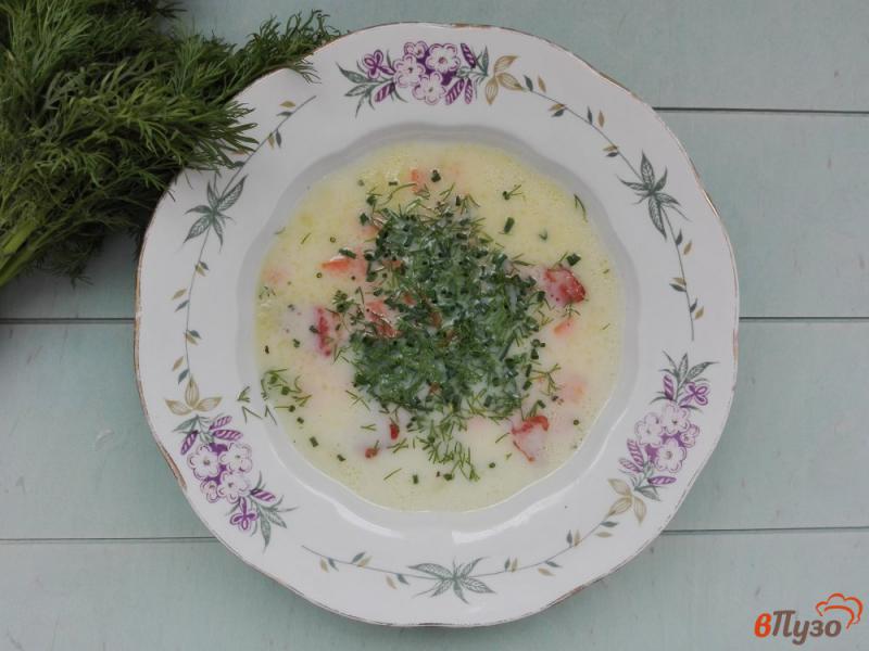 Фото приготовление рецепта: Немецкий картофельный суп с беконом шаг №11