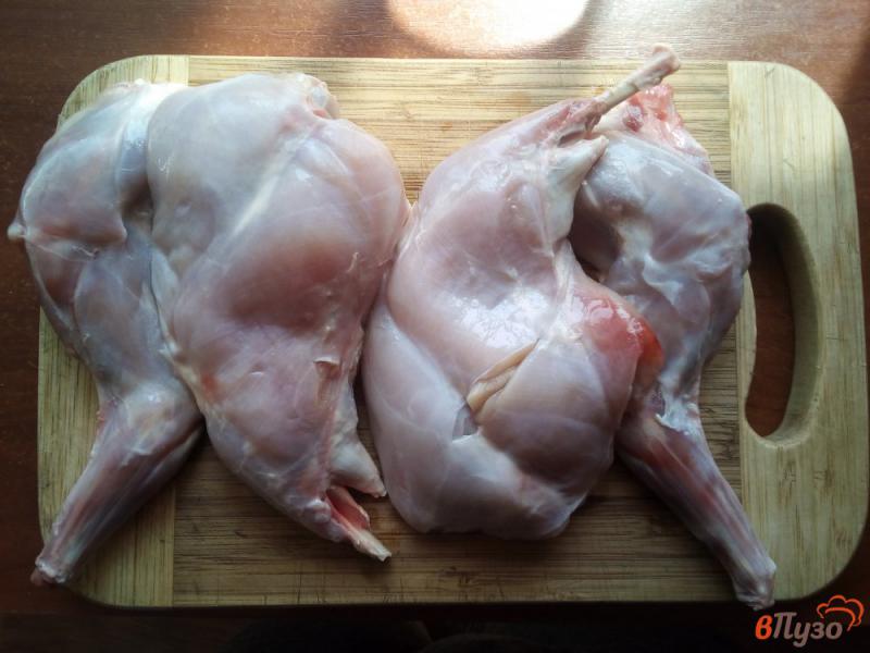 Фото приготовление рецепта: Кролик с овощами запечённый в рукаве шаг №1