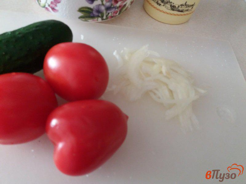 Фото приготовление рецепта: Салат из овощей шаг №1