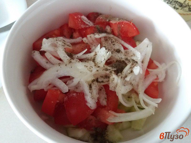 Фото приготовление рецепта: Салат из овощей шаг №3