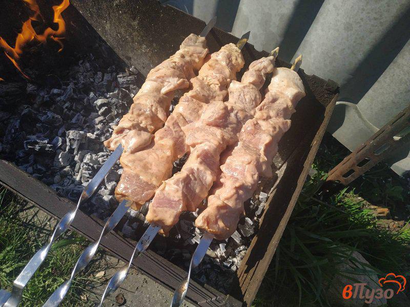 Фото приготовление рецепта: Шашлык майский из свинины шаг №4