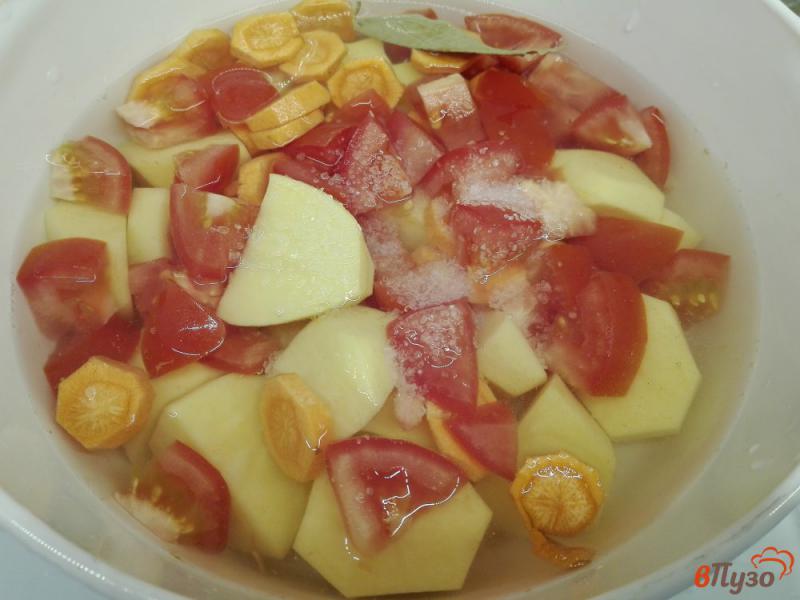 Фото приготовление рецепта: Томатный крем-суп шаг №3