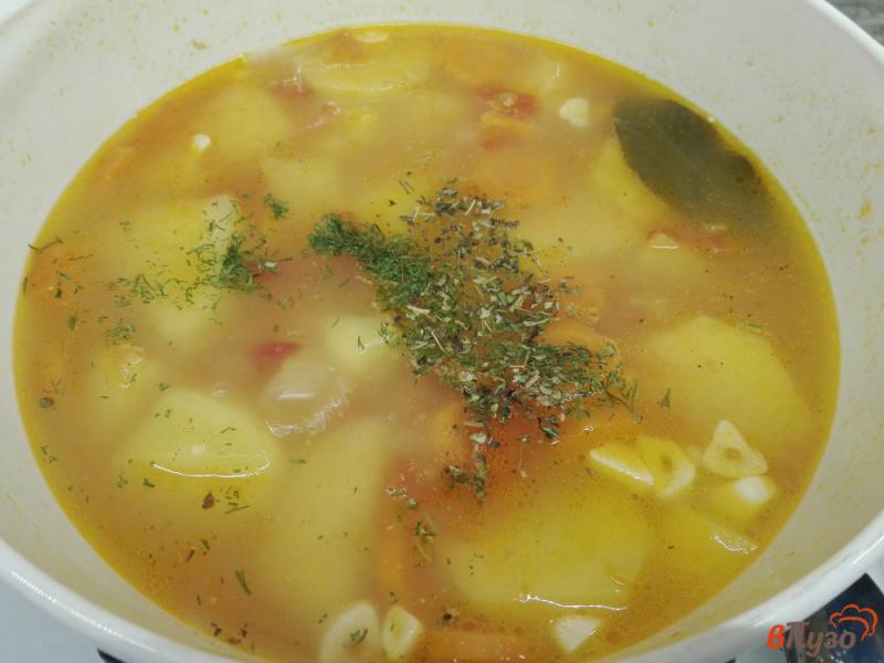 Фото приготовление рецепта: Томатный крем-суп шаг №6