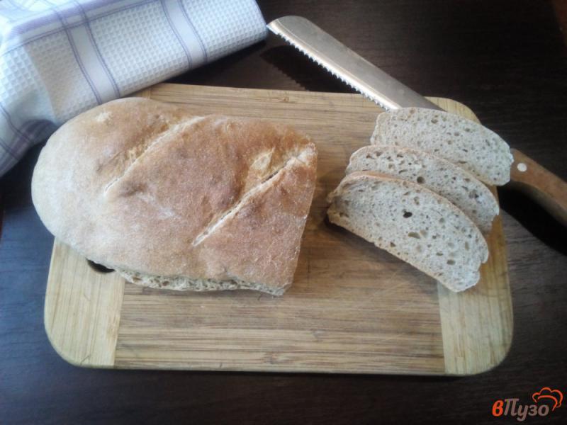 Фото приготовление рецепта: Хлеб бездрожжевой на закваске шаг №7