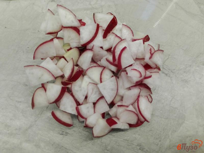Фото приготовление рецепта: Овощной салат с редисом шаг №1