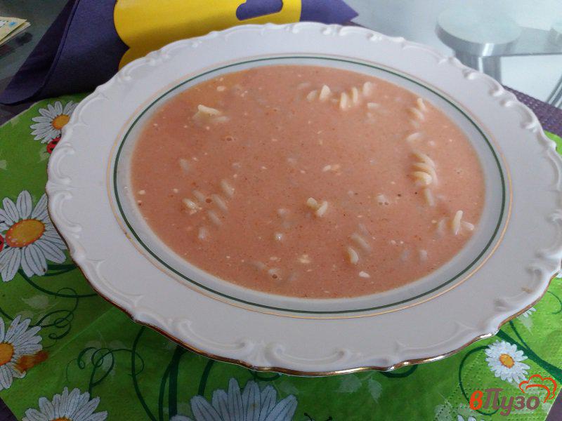 Фото приготовление рецепта: Томатный суп по-польски шаг №10